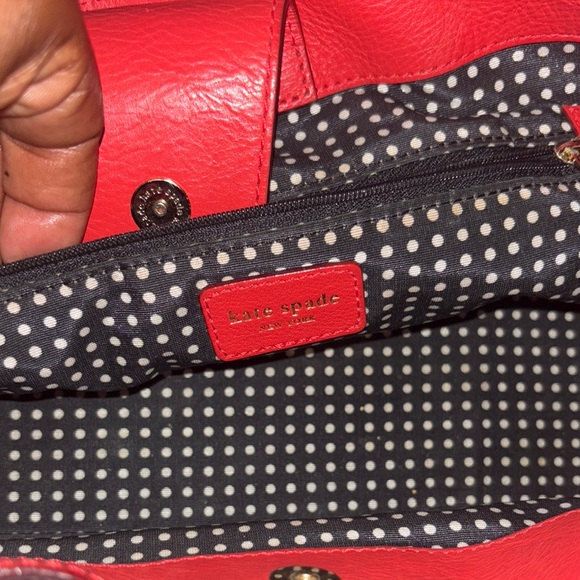 Kate Spade Red Leather Shoulder Bag - Picture 10 of 10